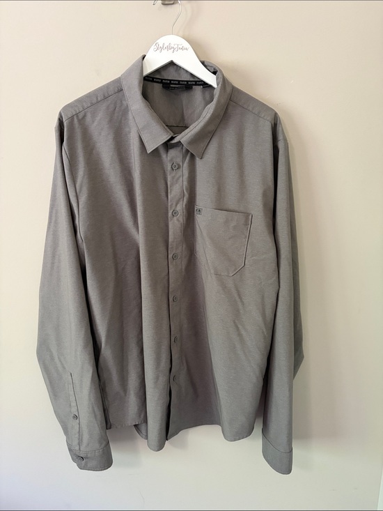 KUIU Other - Kuiu Performance Button Up Shirt Mens Gray Long Sleeve Lightweight Stretch 3XL